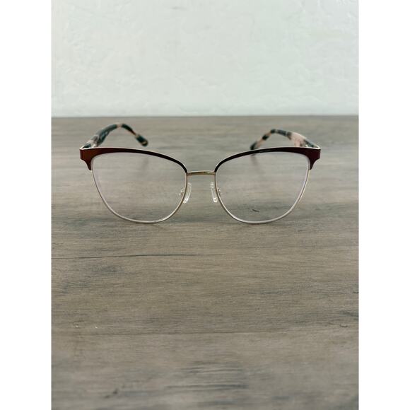 MYNX 501M  Zyloware 077 Brown Pink Women's Eyeglass Frames EUC - Picture 1 of 5